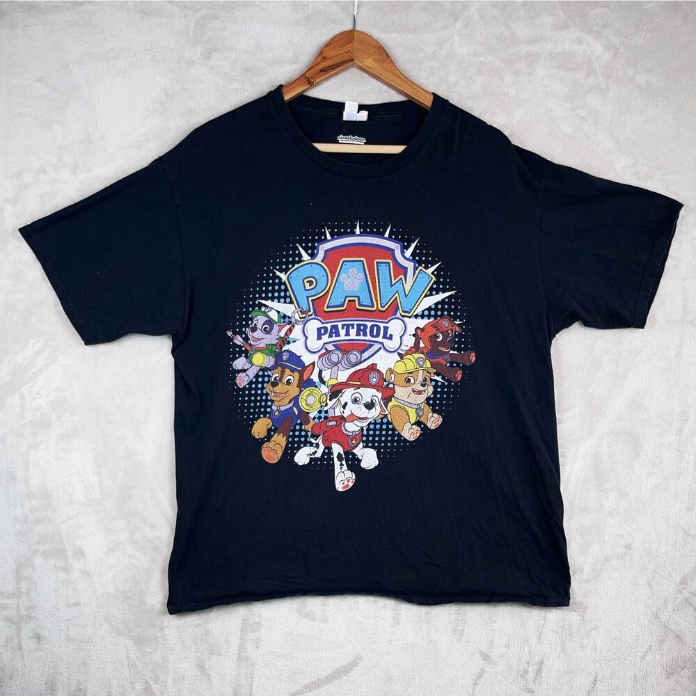 Paw Patrol Squad Nickelodeon T Shirt Tee Men's XL Ring Spun Gym Muscle